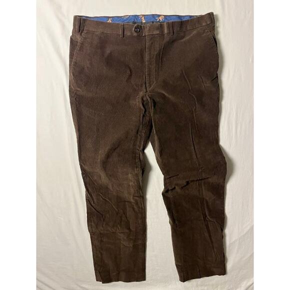Vintage Lauren Ralph Lauren Corduroy Pants Mens 40x32 Hunting Dogs Thin Cords - Picture 3 of 5